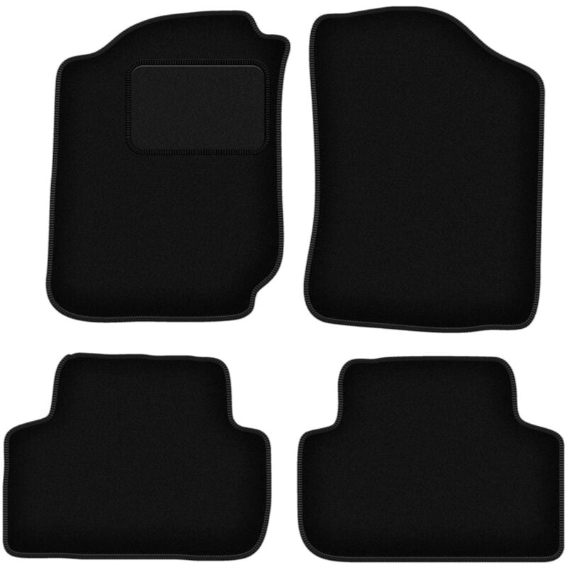 foto del prodotto tappetini in velluto nero per toyota land cruiser j90 j95 fuoristrada 1996 2001 