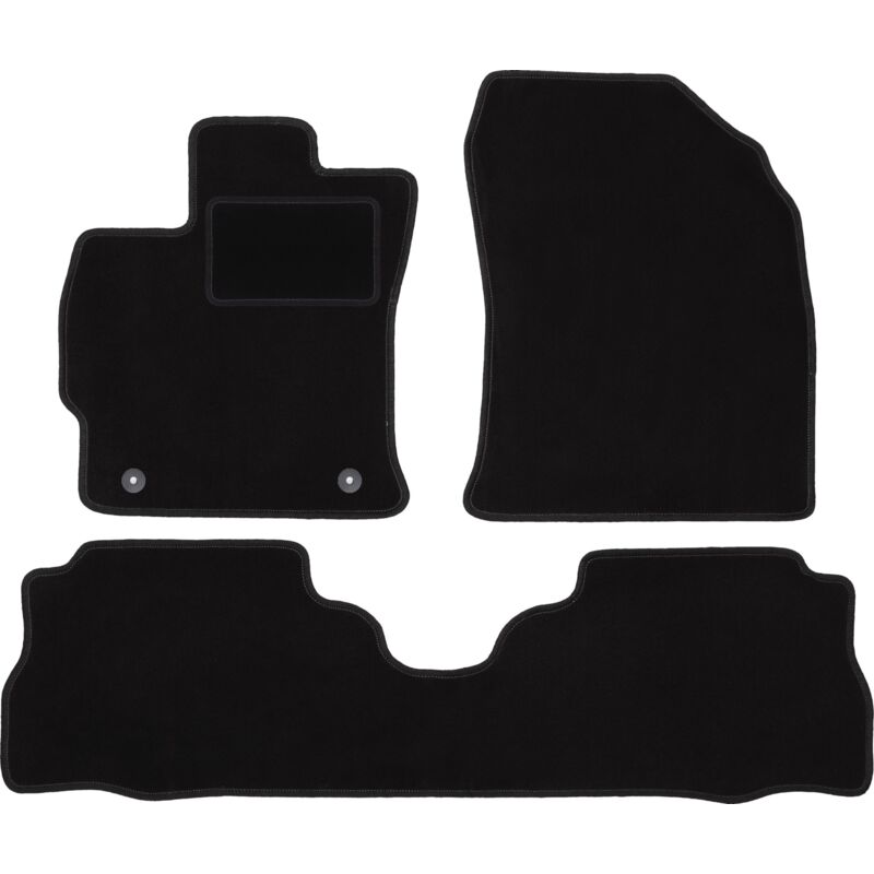 foto del prodotto tappetini in velluto nero per toyota prius iii plus hatchback 2011 2015 