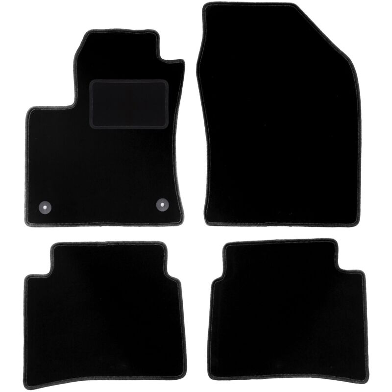 foto del prodotto tappetini in velluto nero per toyota prius iv hatchback 2017 