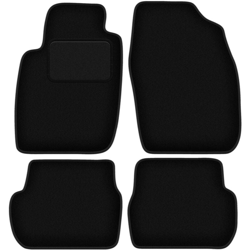 foto del prodotto tappetini in velluto nero per toyota starlet p9 hatchback 1996 1999 