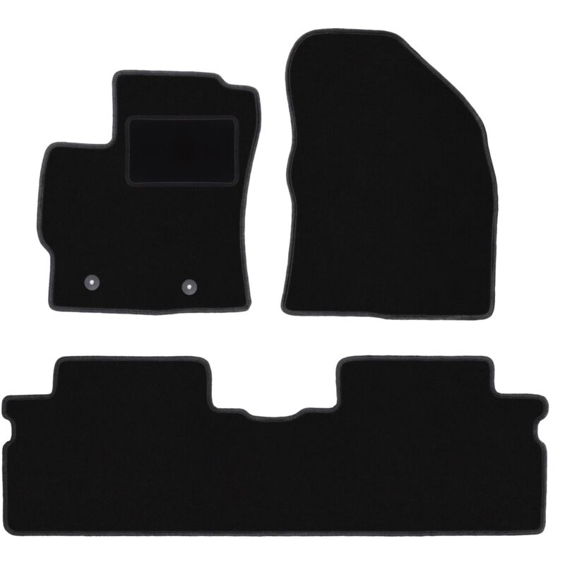 foto del prodotto tappetini in velluto nero per toyota verso fl minivan 2013 2019 