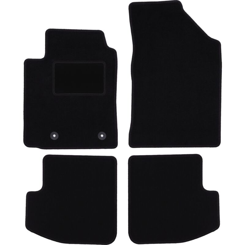 foto del prodotto tappetini in velluto nero per toyota yaris i 3 porte 1999 2005 