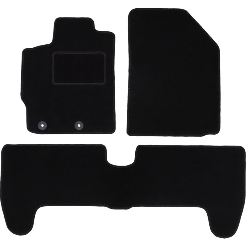 foto del prodotto tappetini in velluto nero per toyota yaris ii hatchback 2005 2011 