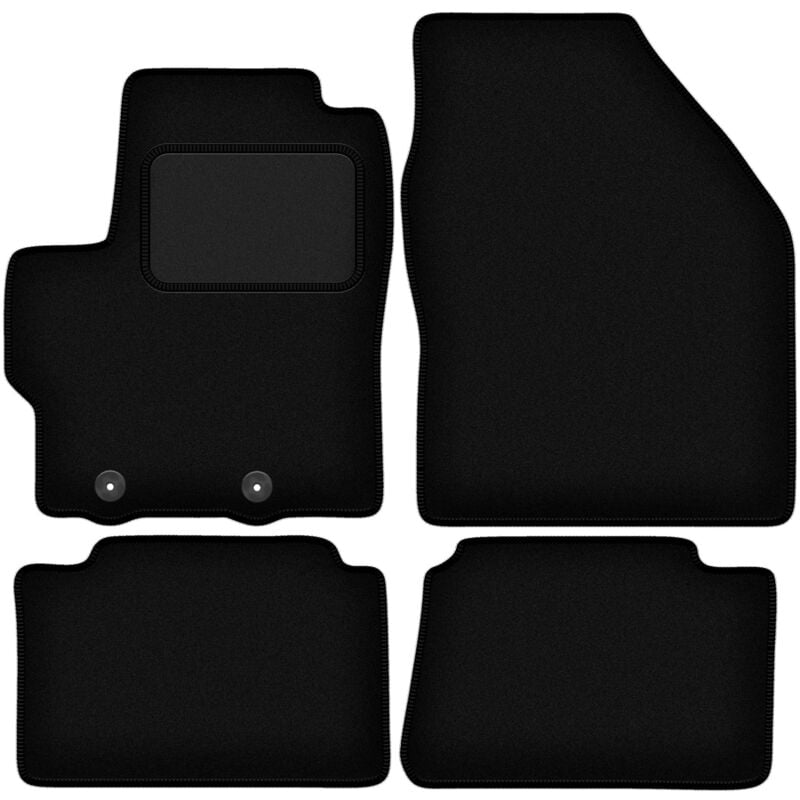foto del prodotto tappetini in velluto nero per toyota yaris iv hatchback 2020 