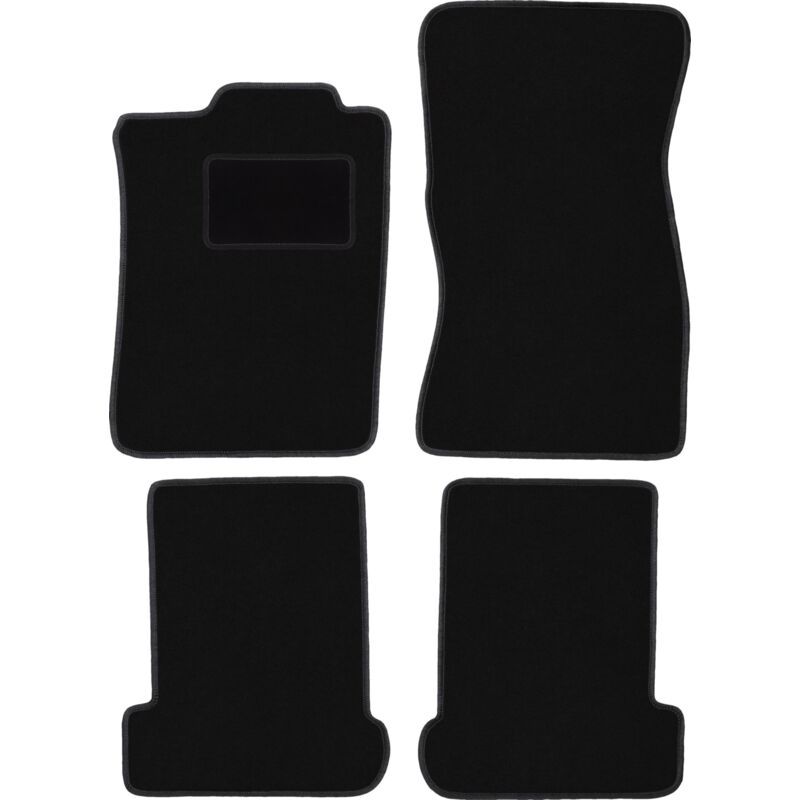 foto del prodotto tappetini in velluto nero per volkswagen corrado coup 1988 1994 