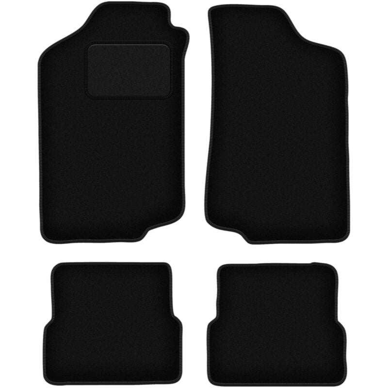foto del prodotto tappetini in velluto nero per volkswagen golf ii hatchback 1983 1992 