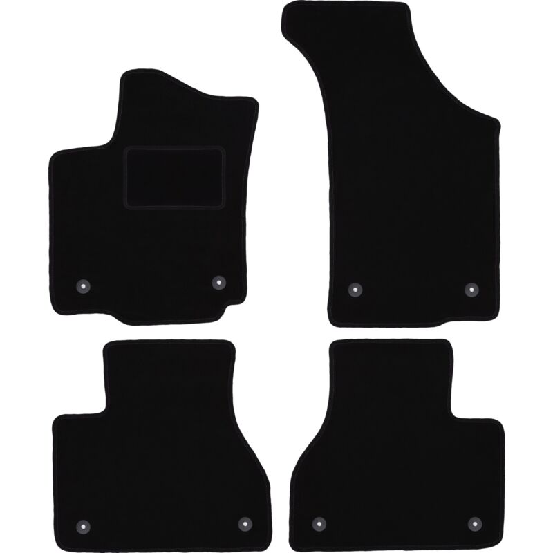 foto del prodotto tappetini in velluto nero per volkswagen phaeton berlina 2002 2016 