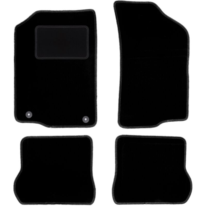 foto del prodotto tappetini in velluto nero per volkswagen scirocco ii coup 1981 1992 