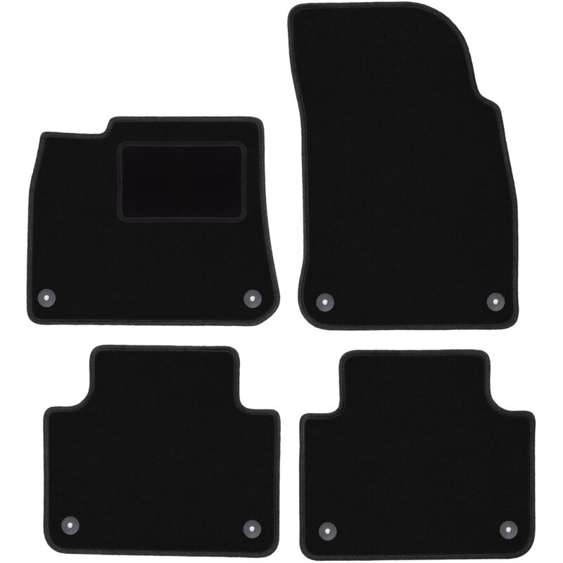 foto del prodotto tappetini in velluto nero per: volkswagen touareg iii suv (2018-)