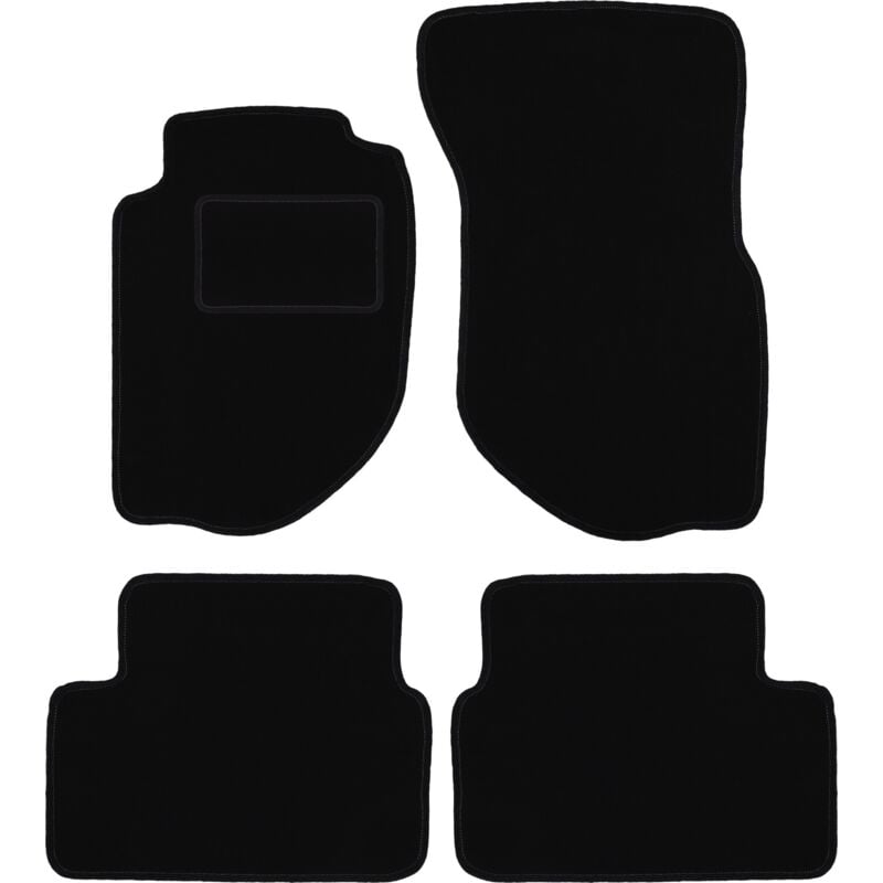 foto del prodotto tappetini in velluto nero per volvo 740 760 berlina, station wagon 1984 1991 