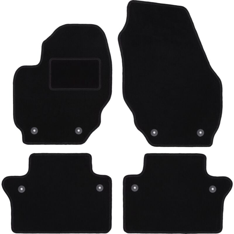 foto del prodotto tappetini in velluto nero per volvo s80 ii berlina 2010 2017 