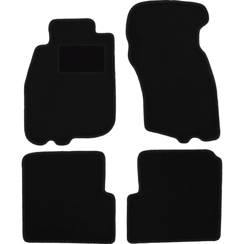 foto del prodotto tappetini in velluto nero per volvo v40 i station wagon 1995 2004 