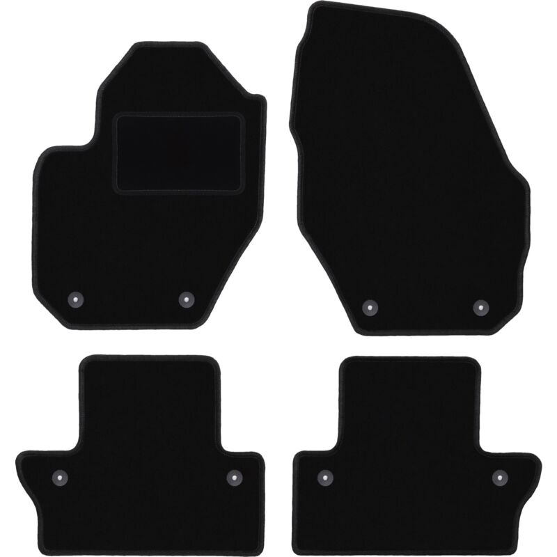 foto del prodotto tappetini in velluto nero per volvo xc60 i crossover 2008 2017 