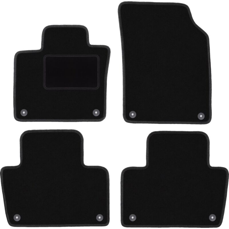 foto del prodotto tappetini in velluto nero per volvo xc90 ii suv 2015 