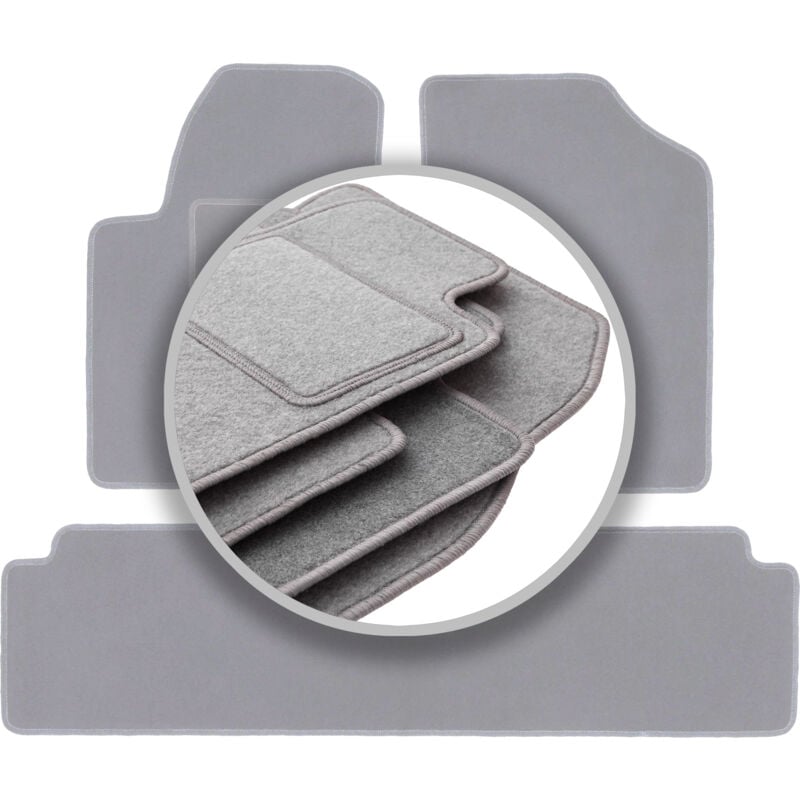 foto del prodotto tappetini per auto grigio cenere per citroen berlingo i kombivan, multispace 1996 2010 