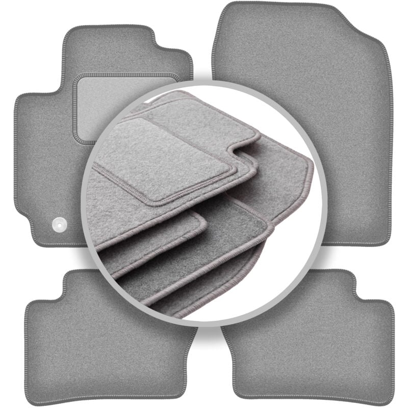 foto del prodotto tappetini per auto grigio cenere per kia picanto iii hatchback 2017 