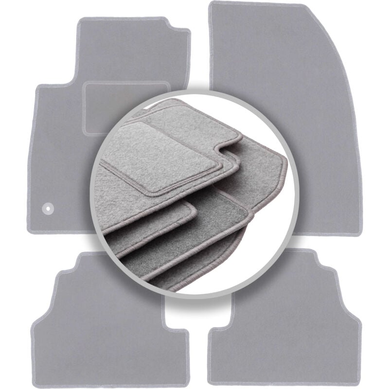 foto del prodotto tappetini per auto grigio cenere per opel mokka crossover 2012 2016 