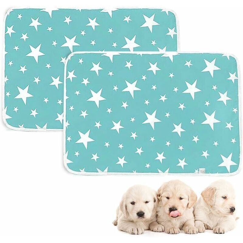 foto del prodotto tappetini per l addestramento del cane, set di 2 tappetini per l addestramento al vasino assorbimento rapido dell urina riutilizzabili