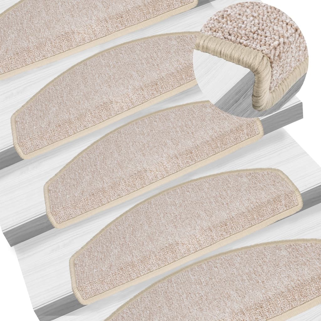 foto del prodotto tappetini per scale 10 pz 65x28 cm tortora cod mxl 68531