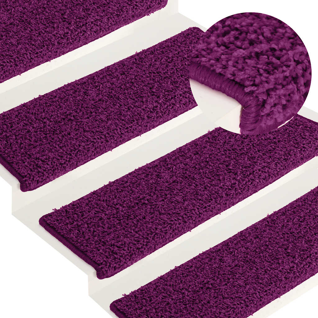 foto del prodotto tappetini per scale 15 pz 65x25 cm rosa cod mxl 69797