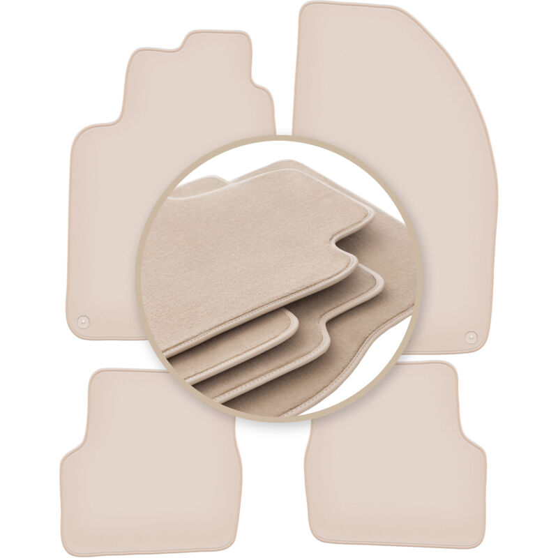 foto del prodotto tappetini premium beige per alfa romeo 166 berlina 1998 2009