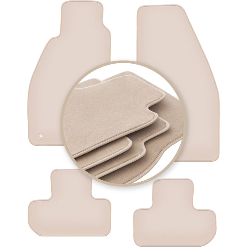 foto del prodotto tappetini premium beige per alfa romeo gtv coup , cabrio 1995 2005