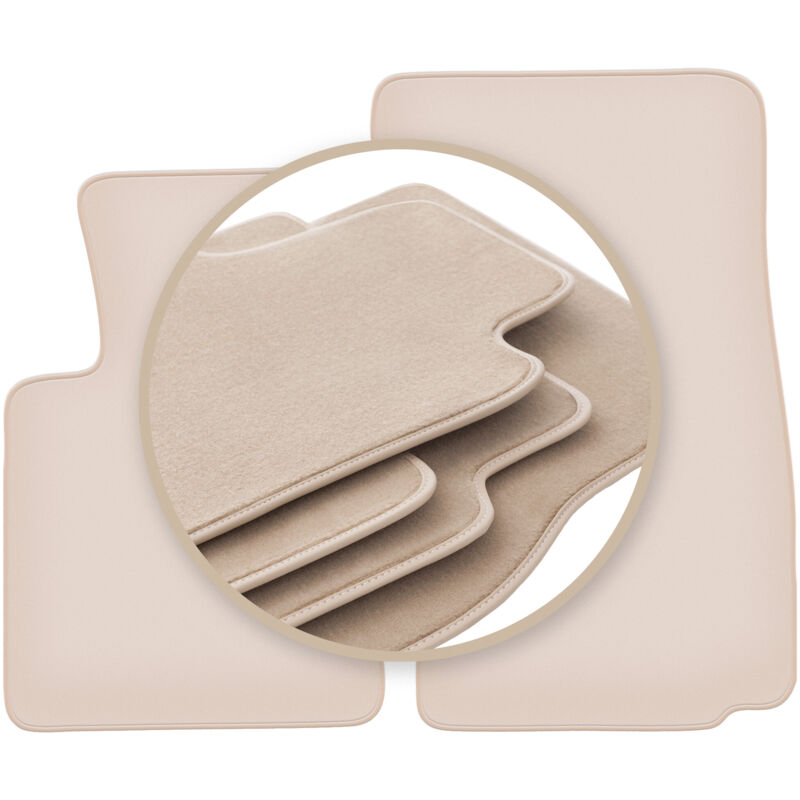 foto del prodotto tappetini premium beige per bmw z4 e85 decappottabile 2002 2008