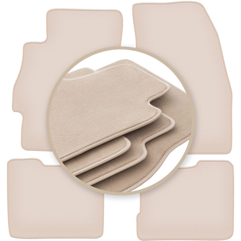 foto del prodotto tappetini premium beige per fiat linea berlina 2009 2015