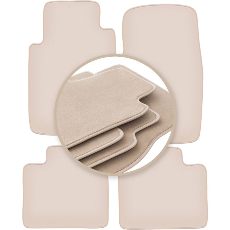 foto del prodotto tappetini premium beige per mitsubishi pajero ii off road 1991 1999