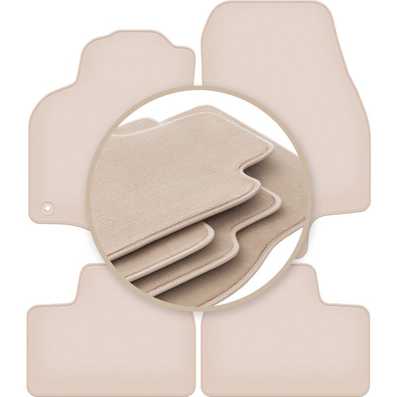 foto del prodotto tappetini premium beige per opel astra g cabrio, coupe, bertone 1998 2009