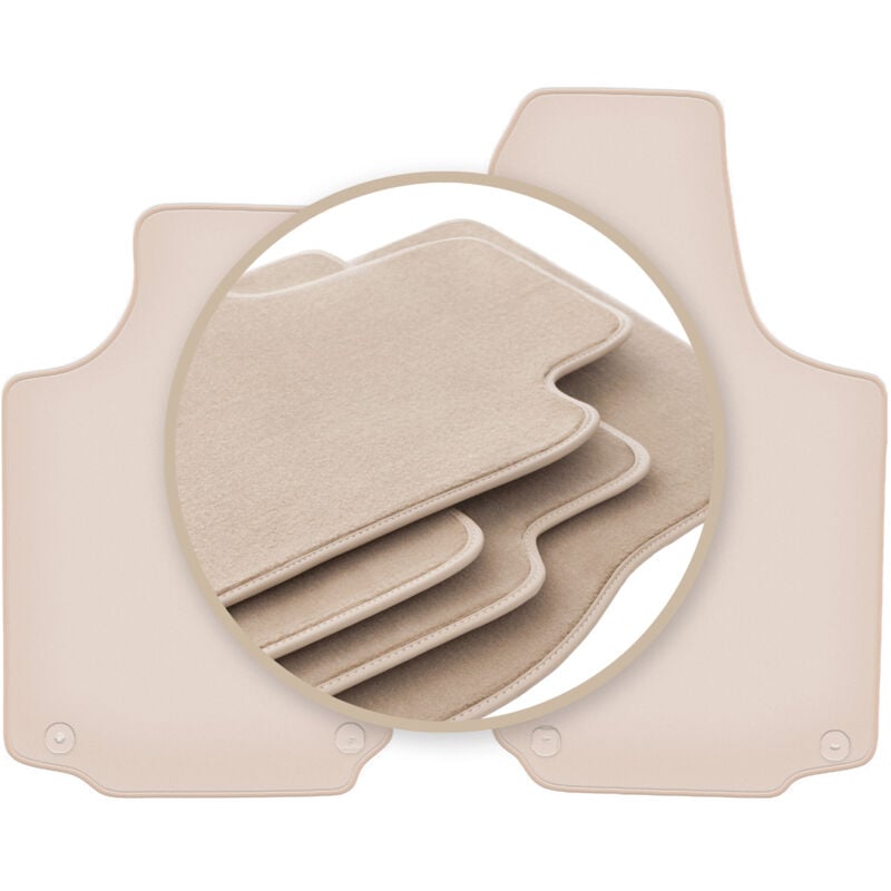 foto del prodotto tappetini premium beige per opel tigra b twintop, cabrio 2003 2008