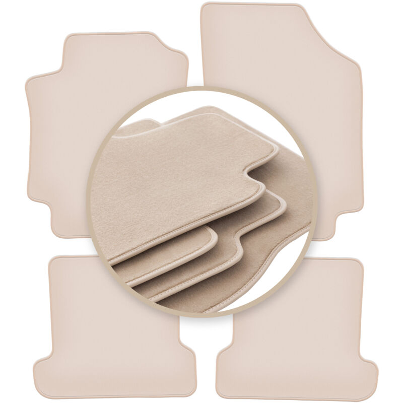 foto del prodotto tappetini premium beige per peugeot 307cc cabrio 2003 2008