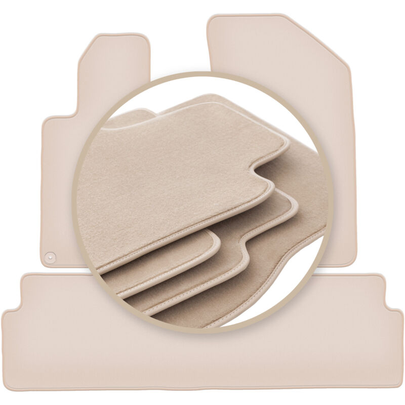 foto del prodotto tappetini premium beige per peugeot 508 rxh posteriori completi 2010 2018