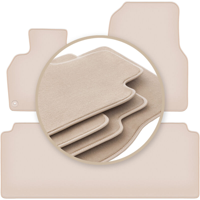 foto del prodotto tappetini premium beige per renault espace iv monovolume 2002 2014