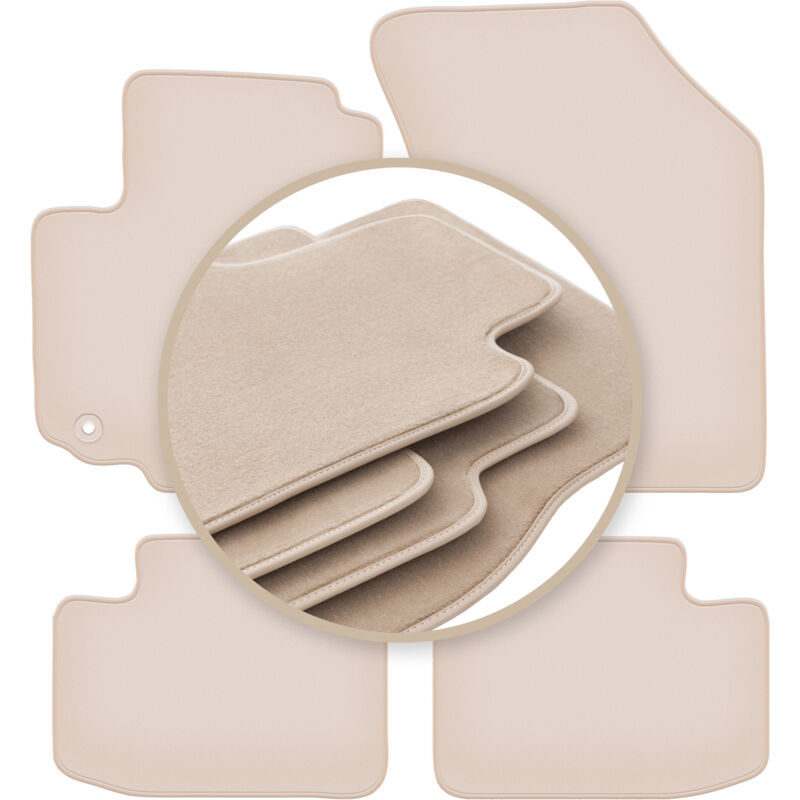 foto del prodotto tappetini premium beige per suzuki sx4 i hatchback 2006 2014