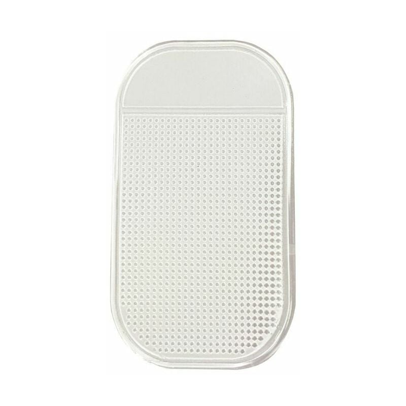 foto del prodotto tappetino adesivo porta cellulare cruscotto auto colore trasparente