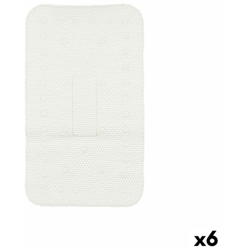 foto del prodotto tappetino antiscivolo da doccia berilo bm814 4070 317 bianco pvc 69,3 x 40 x 1 cm 6 unit 