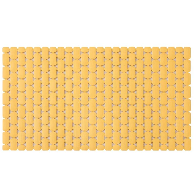 foto del prodotto tappetino antiscivolo doccia giallo 40x73 cm in plastica spring