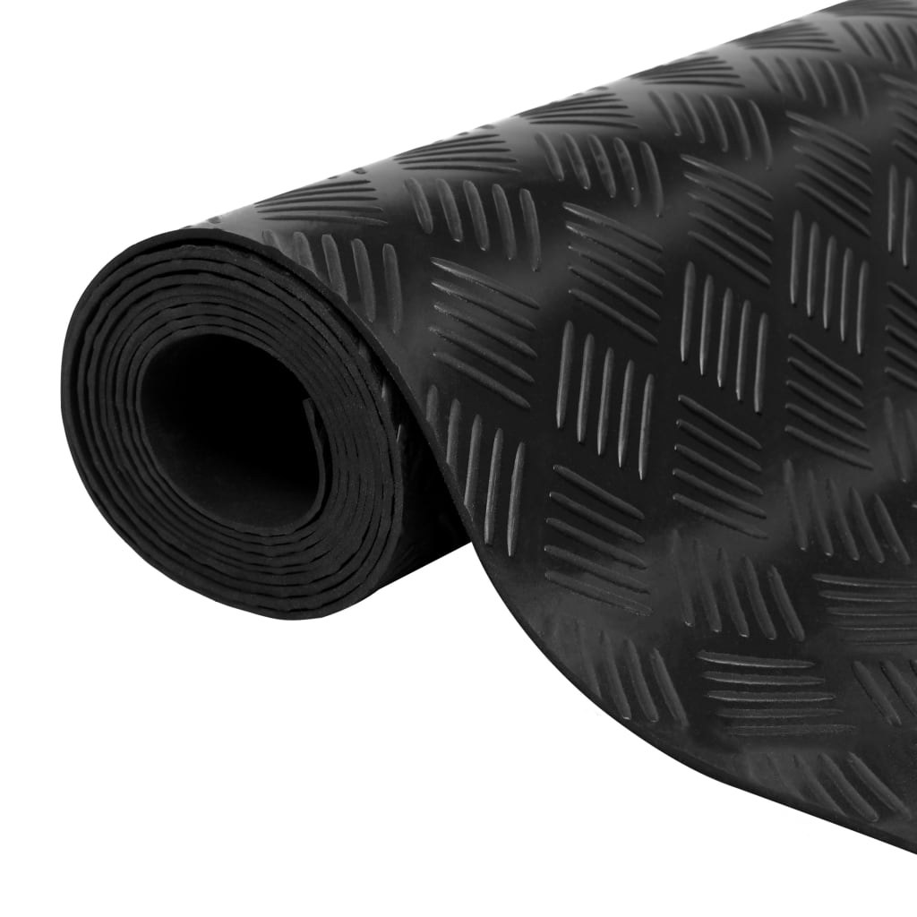 foto del prodotto tappetino antiscivolo in gomma 1,5x4 m 3 mm a scacchi cod mxl 53197
