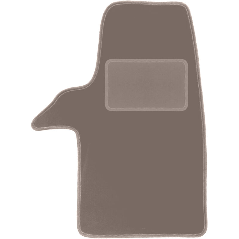 foto del prodotto tappetino beige per conducente volkswagen transporter t5 furgone per consegne 2003 2015 