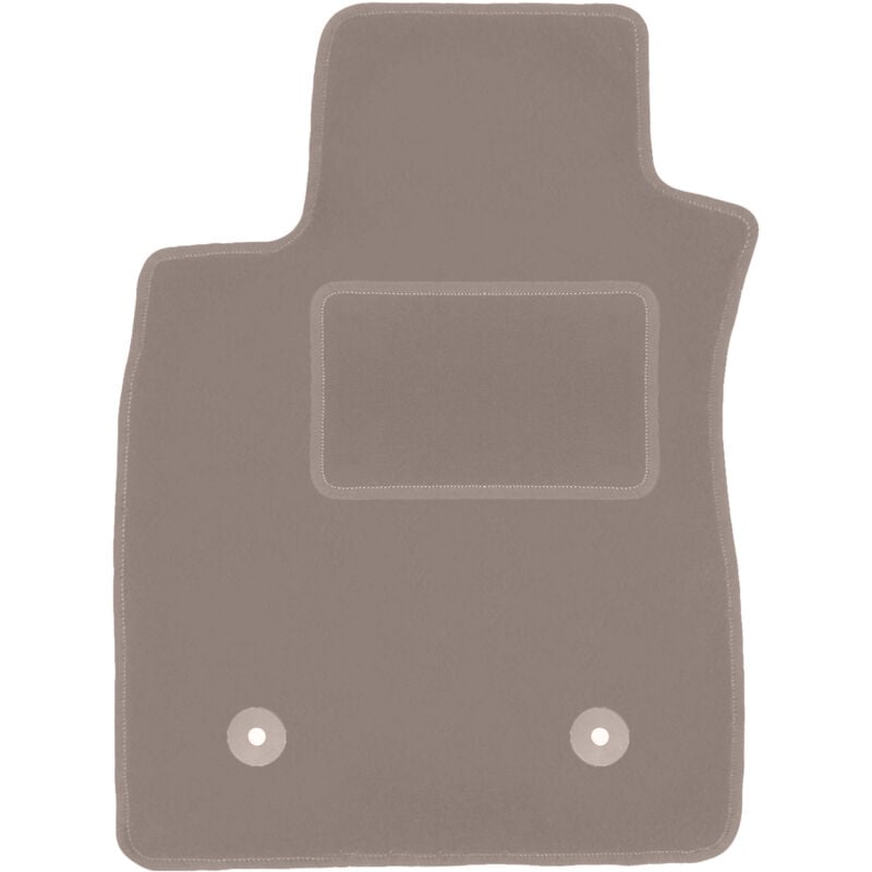 foto del prodotto tappetino conducente beige per renault clio iii grandtour, station wagon, hatchback 2005 2012 