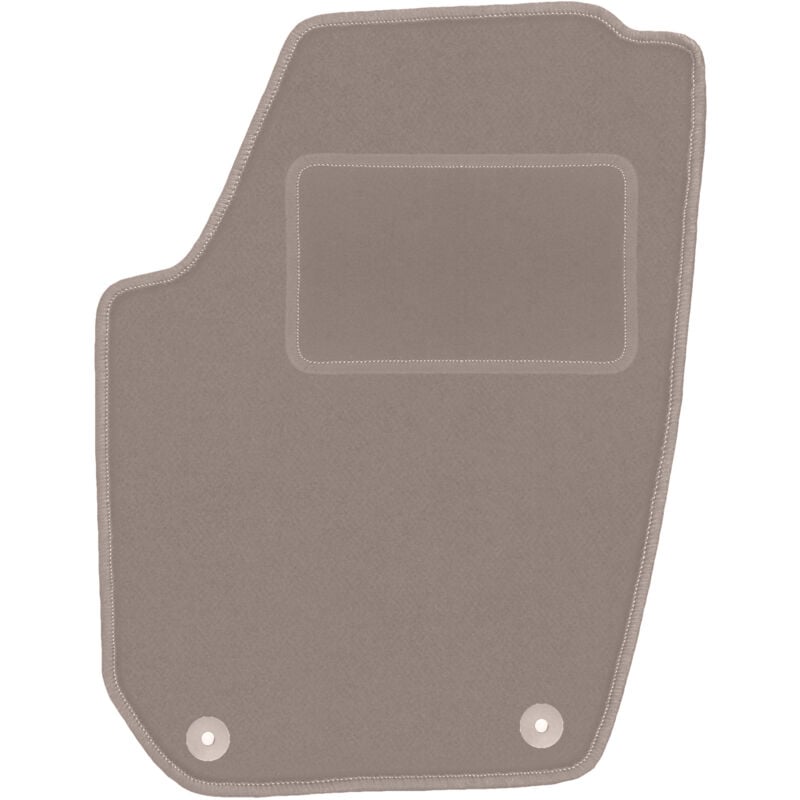 foto del prodotto tappetino conducente beige per skoda fabia ii hatchback, station wagon 2007 2014 