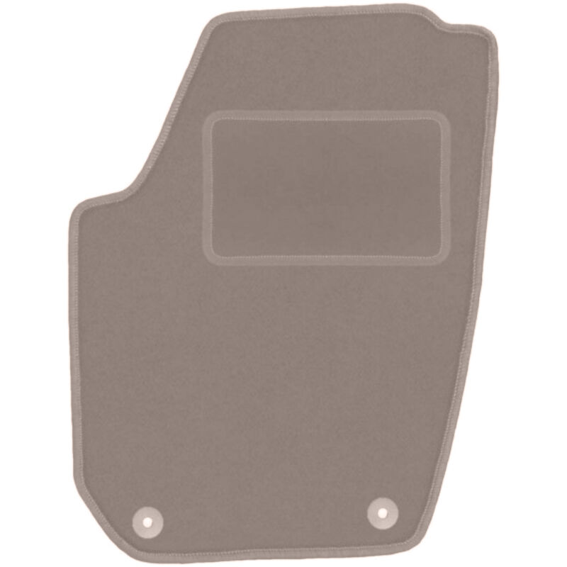 foto del prodotto tappetino conducente beige per skoda fabia ii hatchback, station wagon 2007 2014 