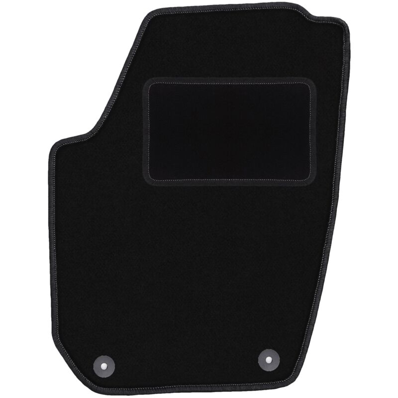 foto del prodotto tappetino conducente nero per skoda fabia ii hatchback, station wagon 2007 2014 