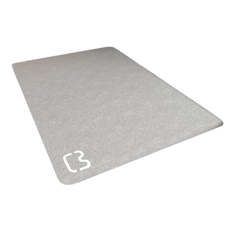 foto del prodotto tappetino da bagno antiscivolo assorbente, tappetino da bagno in microfibra diatomite, morbido, ad asciugatura rapida, grigio 40 60 cm sollbry