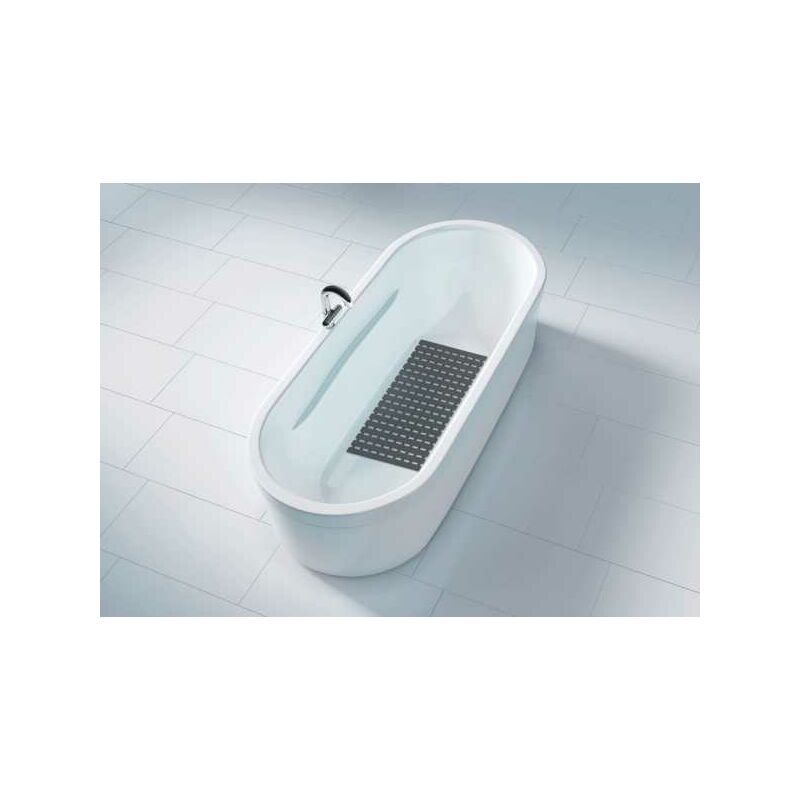 foto del prodotto tappetino da bagno arinos, tappetino antiscivolo con ventose, in plastica, 63x40 cm, grigio wenko