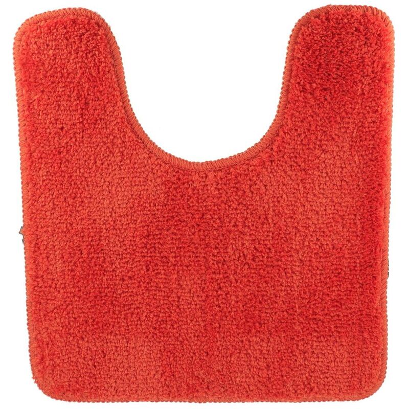 foto del prodotto tappetino da bagno in microfibra 45x50 cm sotto lattice arancione tendance
