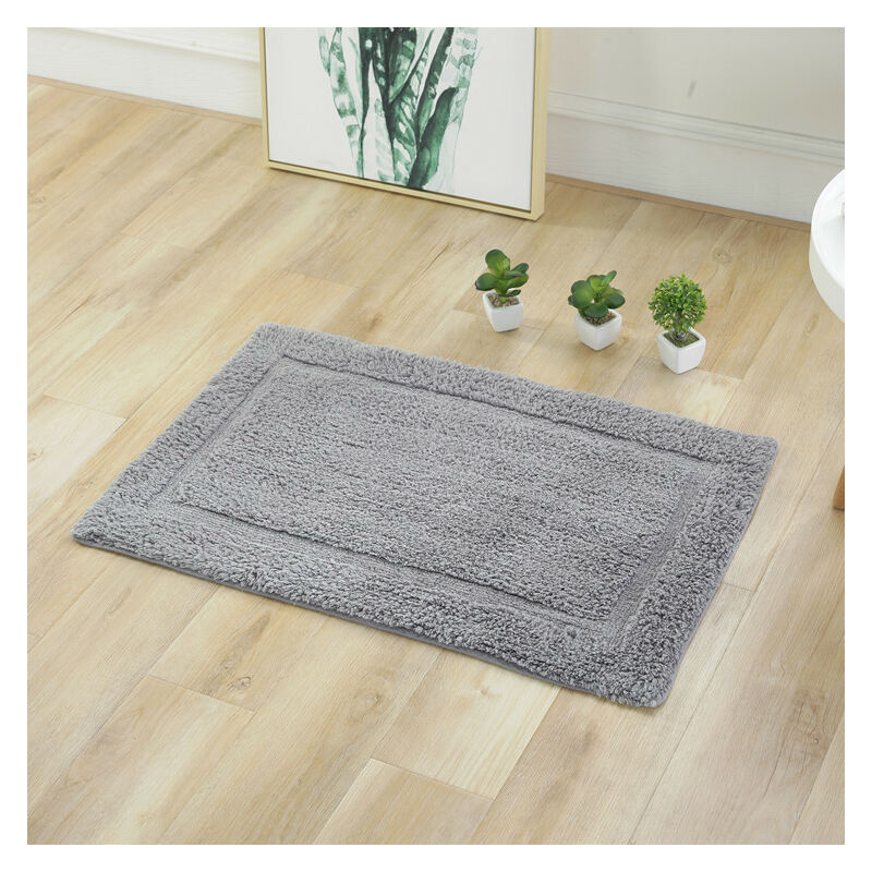foto del prodotto tappetino da bagno intrecciato grigio