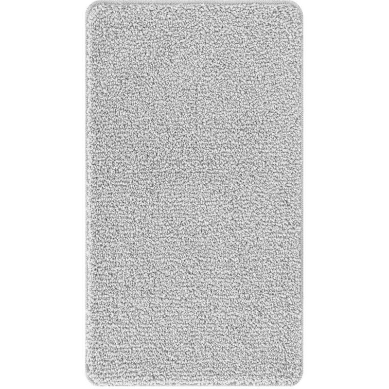 foto del prodotto tappetino da bagno rettangolare grigio 70x120 cm in polipropilene antiscivolo