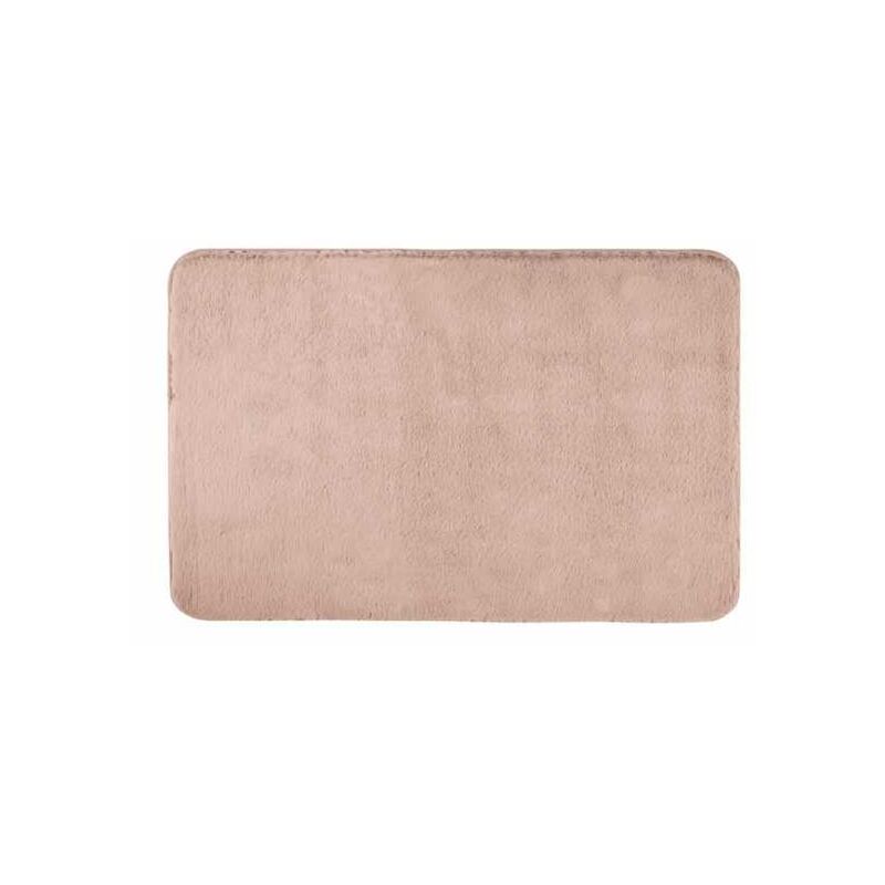 foto del prodotto tappetino da bagno saravan, tappetino in microfibra morbida 100 poliestere con altezza del pelo di 20 mm e fondo antiscivolo, asciugatura rapida e